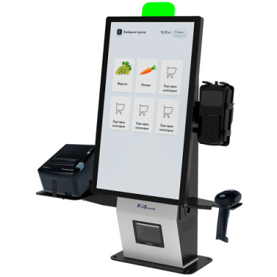 Касса самообслуживания POScenter SCO-M210 (J4125, RAM 8GB, SSD 128GB)